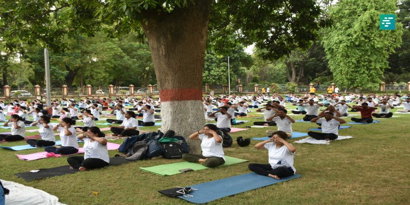 Vice-Chancellor Prof. Sudhir Kumar Jain leads BHU Community in Celebrating Yoga Day