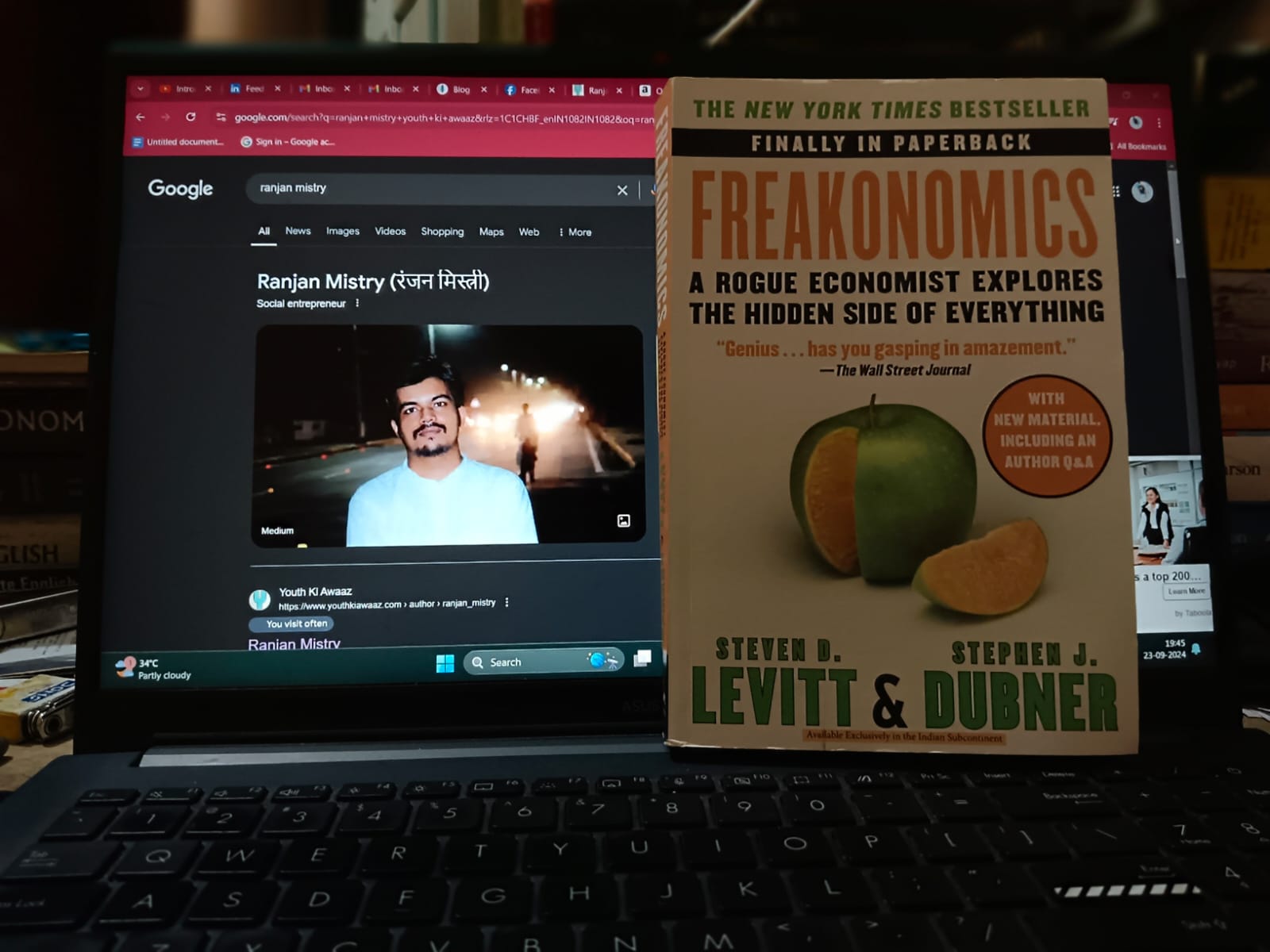 Freakonomics by Steven D. Levitt and Stephen J. Dubner