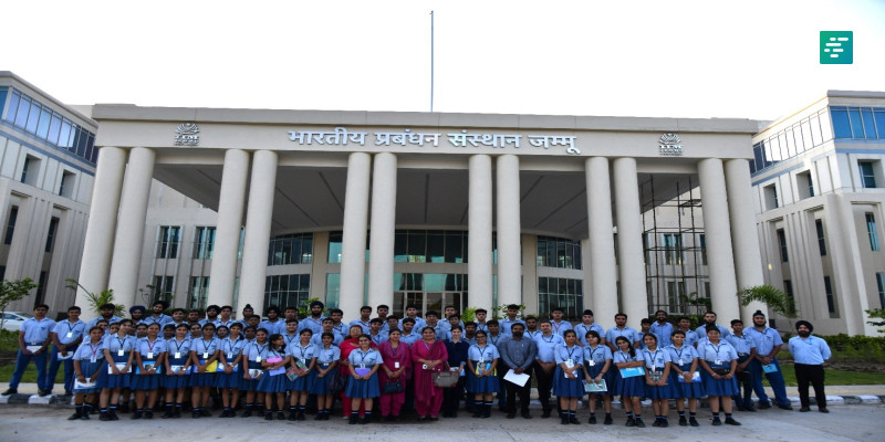 IIM Jammu Hosts JK Public School Students for an Academic Campus Visit