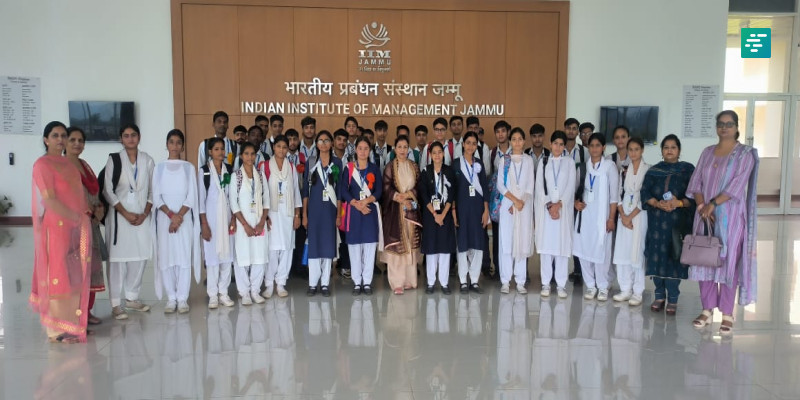 IIM Jammu Hosts Students from DPS Udhampur and Govt. Higher Secondary School, Muthi