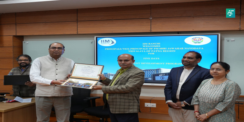 IIM Ranchi Concludes Management Development Programme for Principals/Vice-Principals of PM SHRI Jawahar Navodaya Vidyalaya, Patna Region