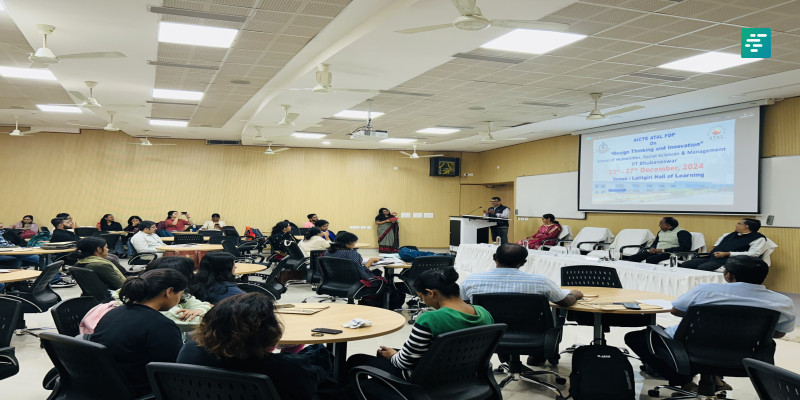 AICTE ATAL FDP on Design Thinking and Innovation at IIT Bhubaneswar