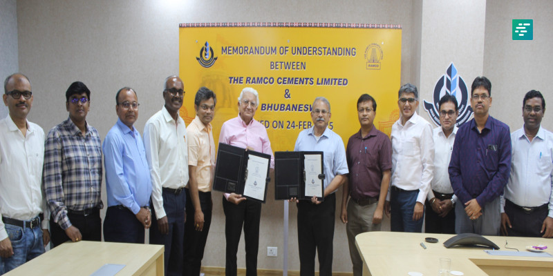 IIT Bhubaneswar signs MoU with The RAMCO Cements Limited